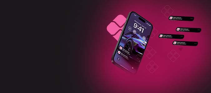 Mão segurando iphone